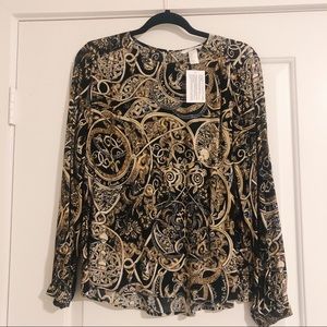 Long Sleeve Creped Blouse from H&M